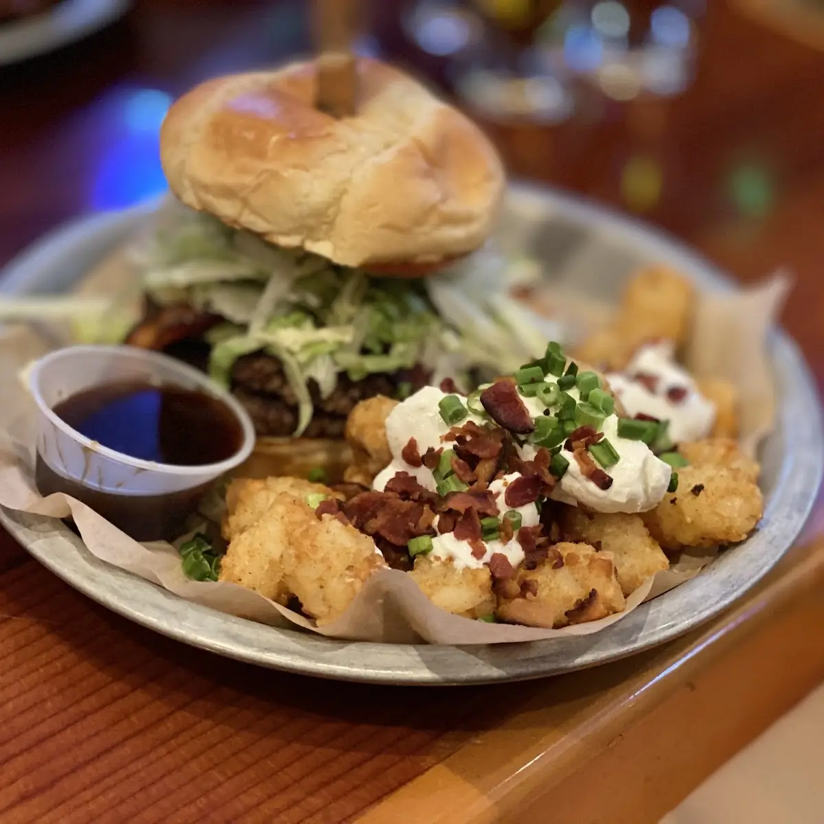 Burger Double Blue Cheese
