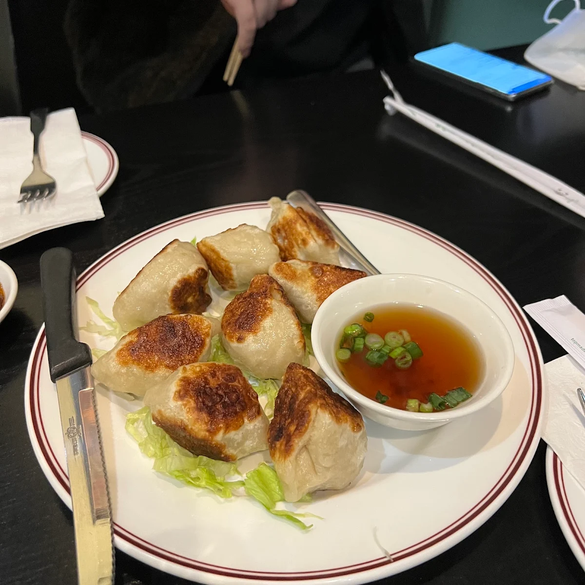 Pan Fried Dumplings, Han Chao, Taste of Asia