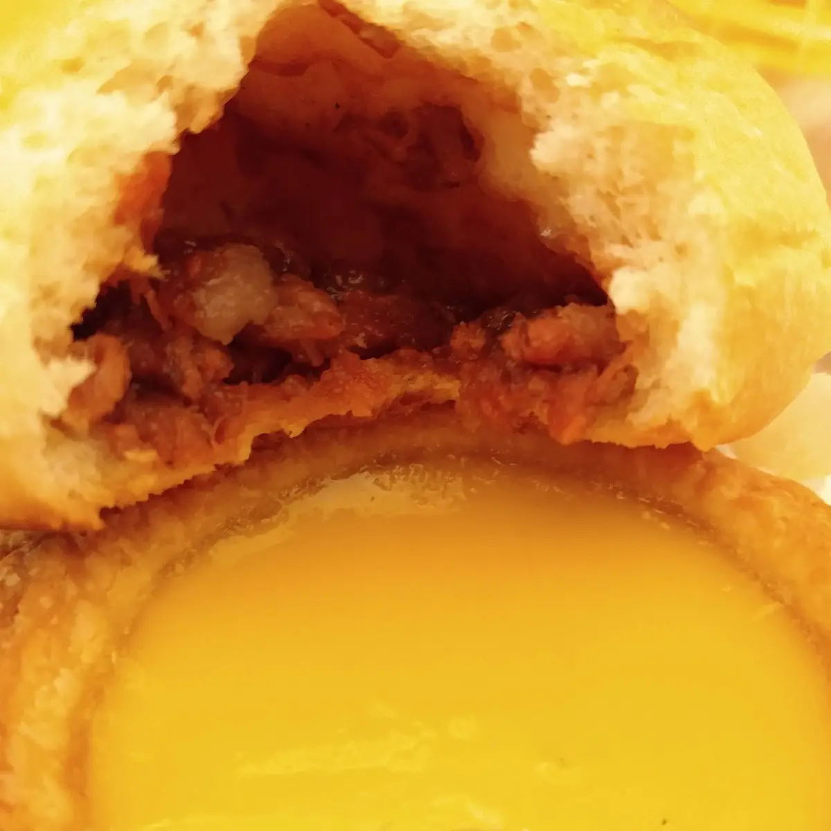Pork Bun and Egg Tart