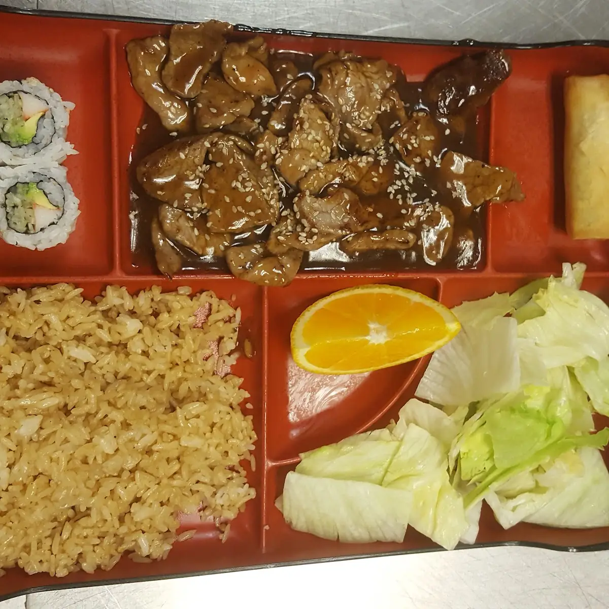Beef Teriyaki Bento Box