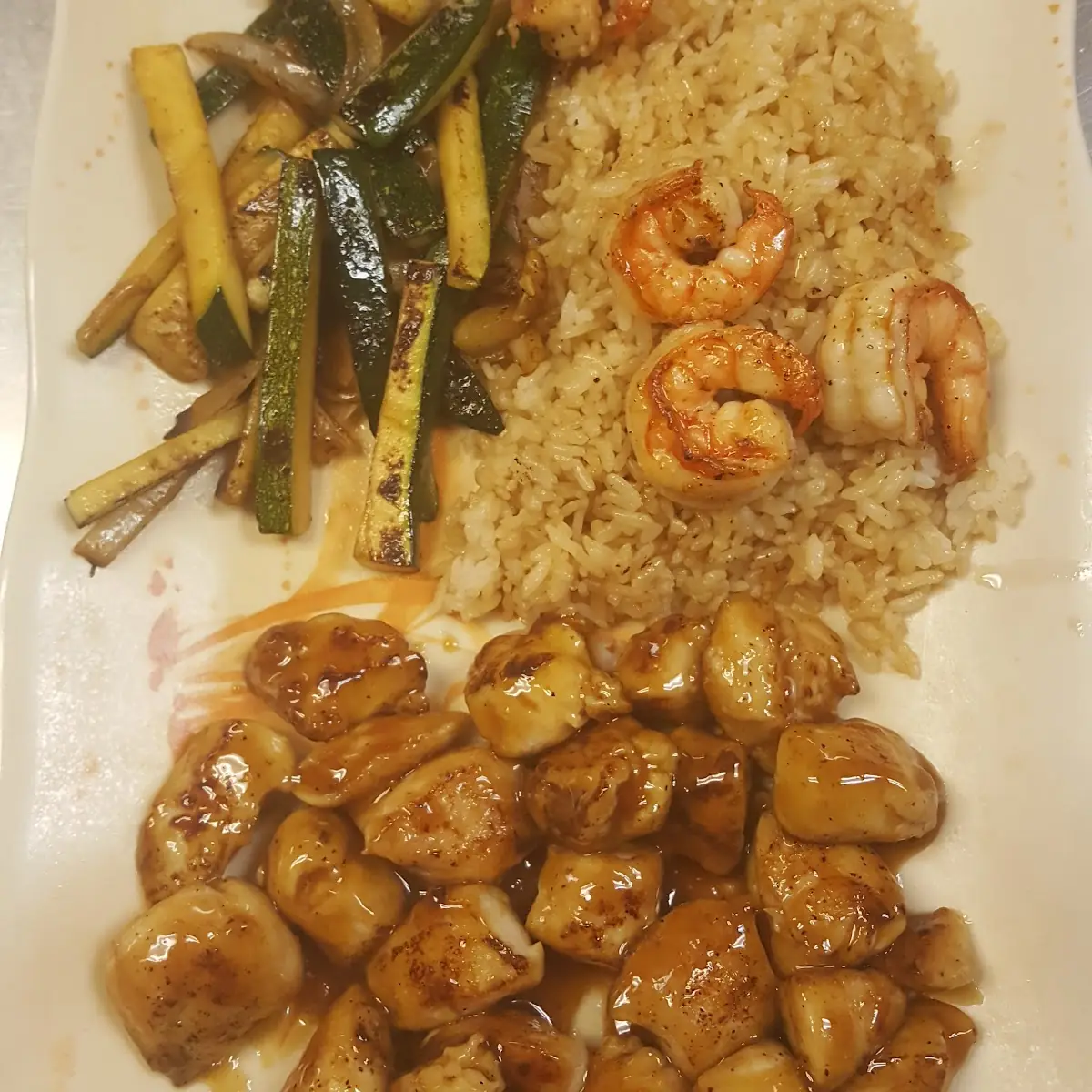 Hibachi Chicken & Shrimp