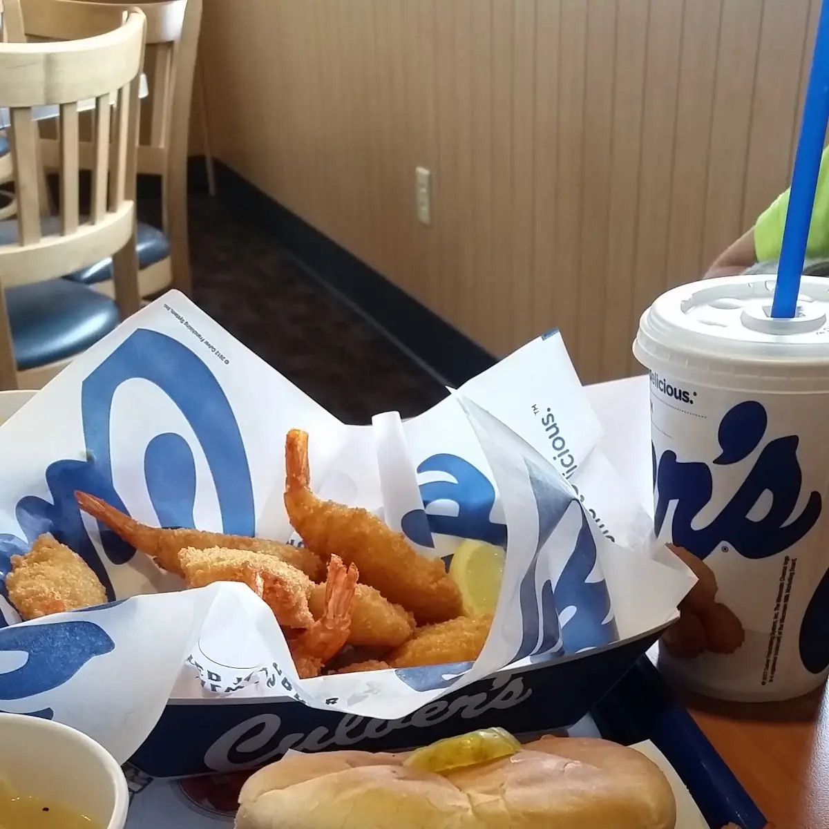 Burger and Shrimp