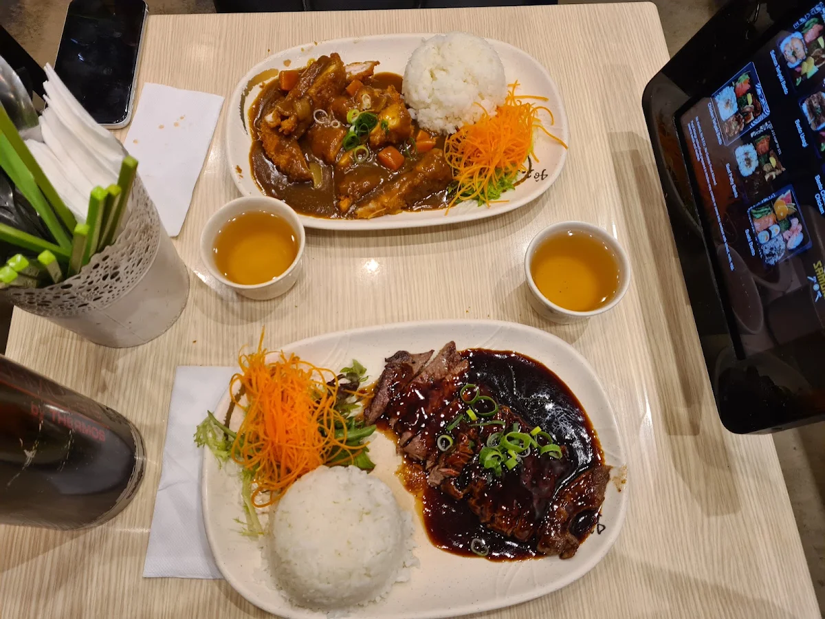 Chicken Katsu Curry and Beef Teriyaki, Samurai