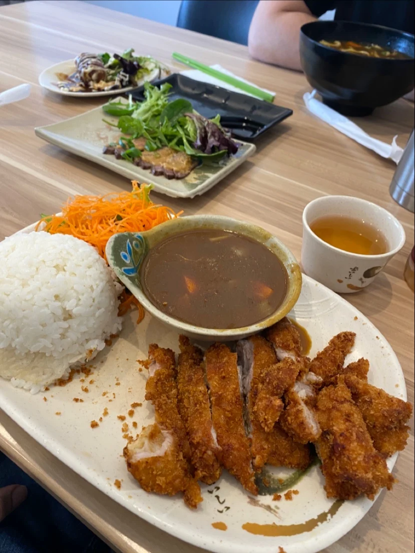 Hamburg Teriyaki with Miso Soup, Samurai