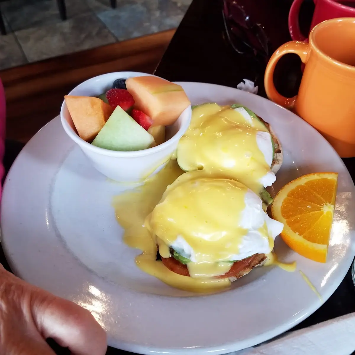 Eggs Benedict with Tomato and Avocado