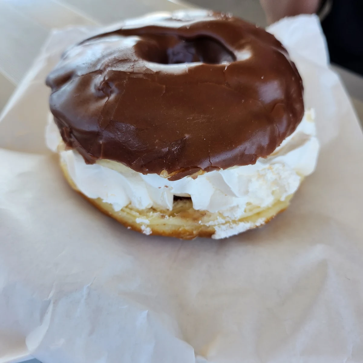 Jam and Cream Donut, Kiplings Bakery