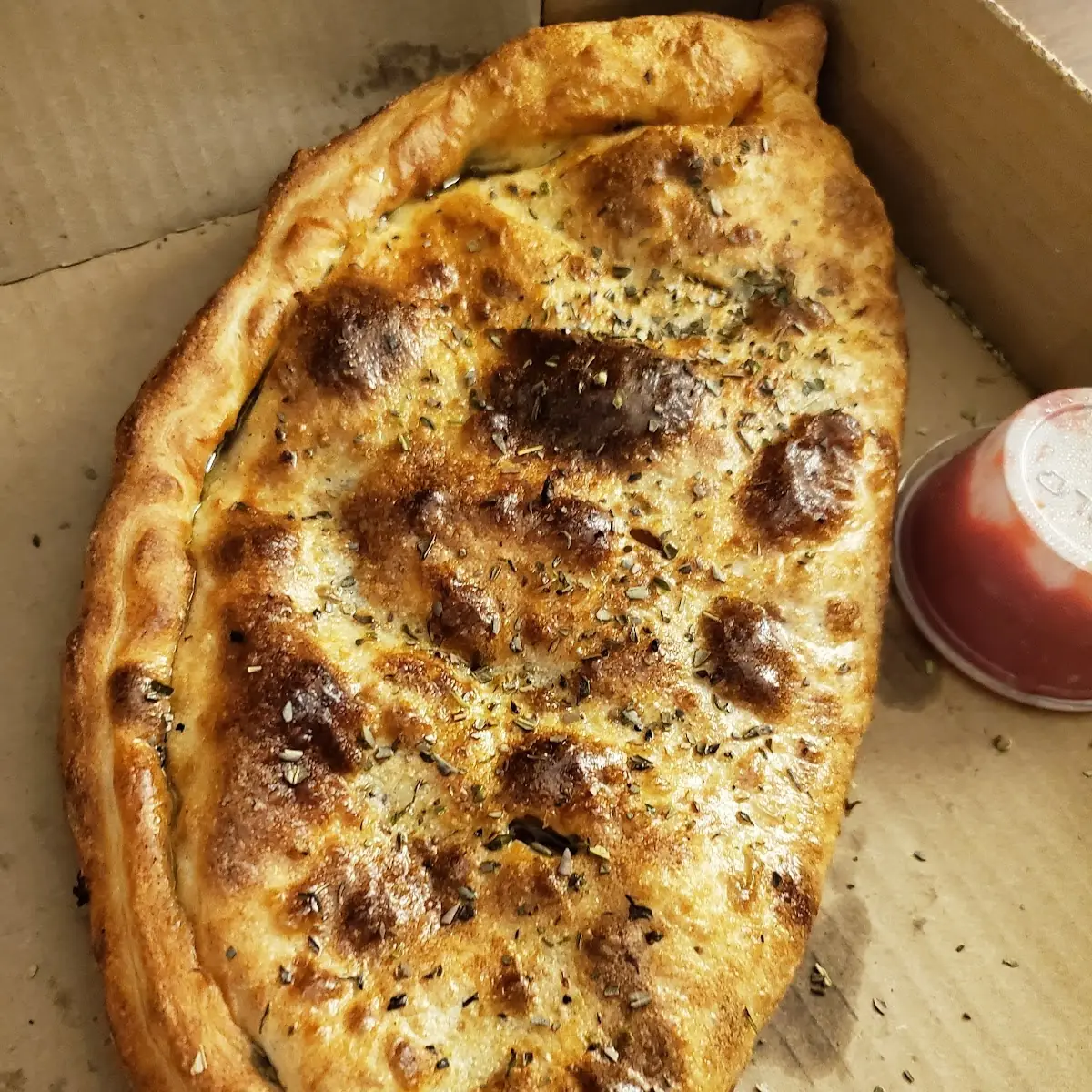 Barbeque Chicken Calzone