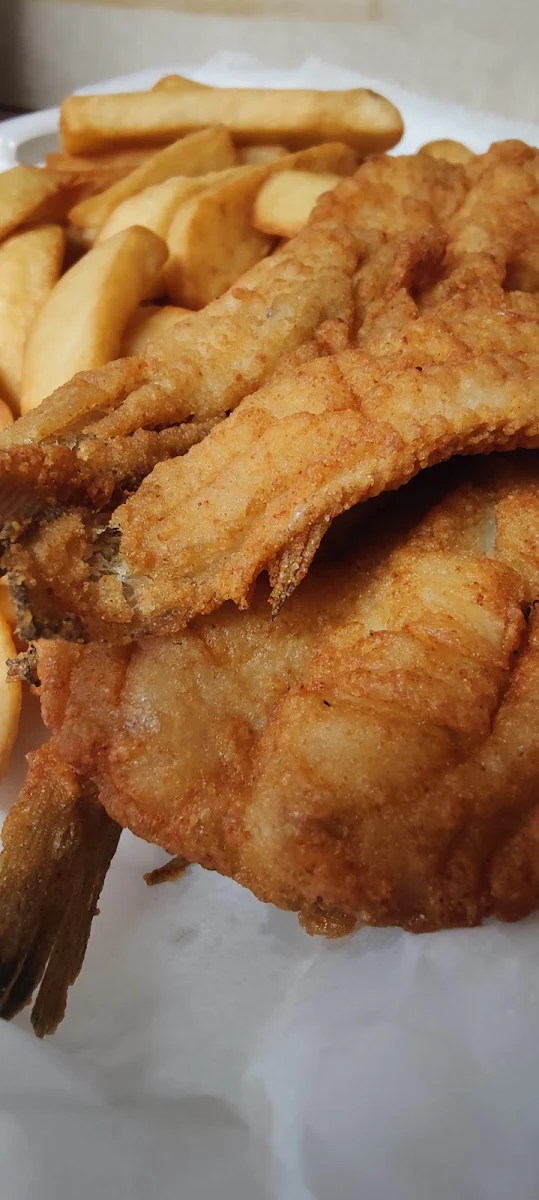Fish Sandwich and Fries