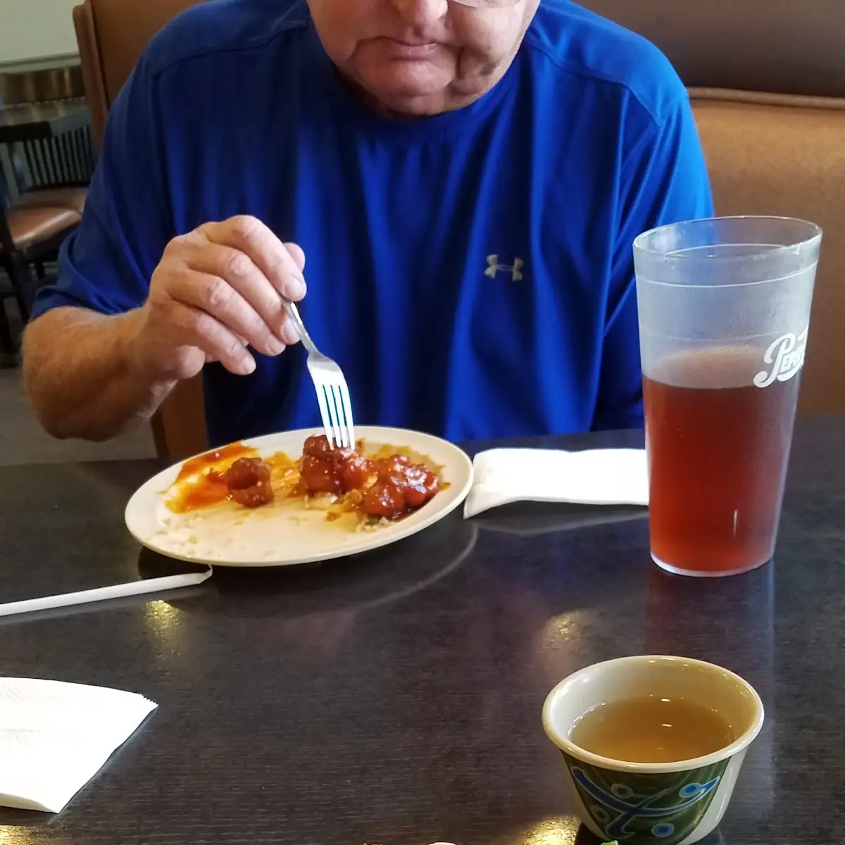 From the Buffet and Orange Chicken