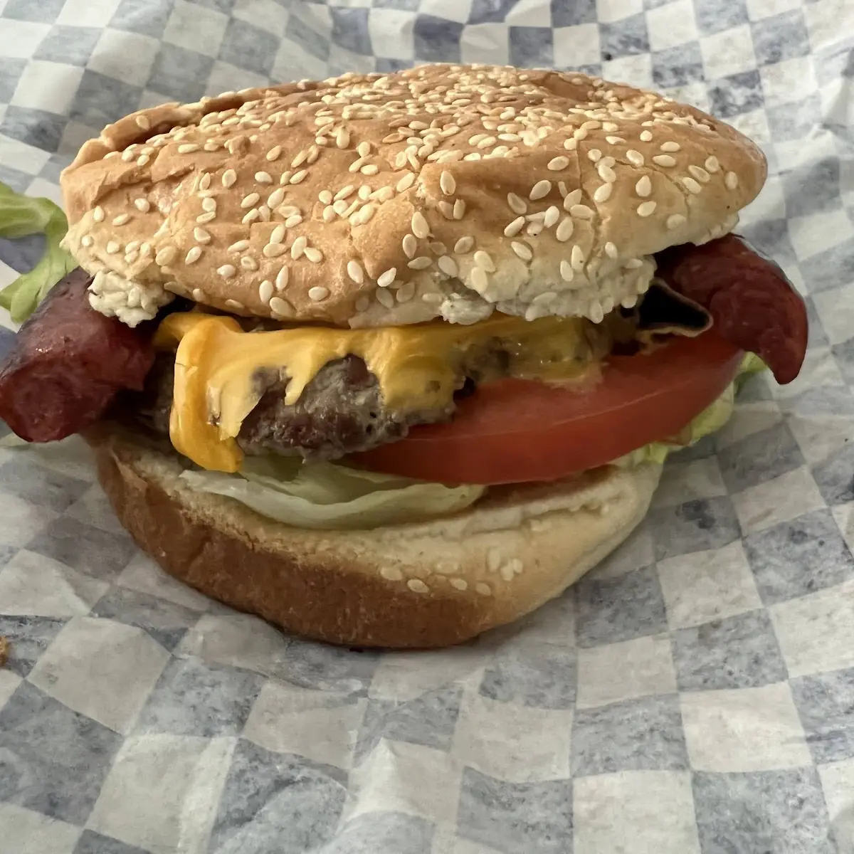 Burger and Hot Dog Combo