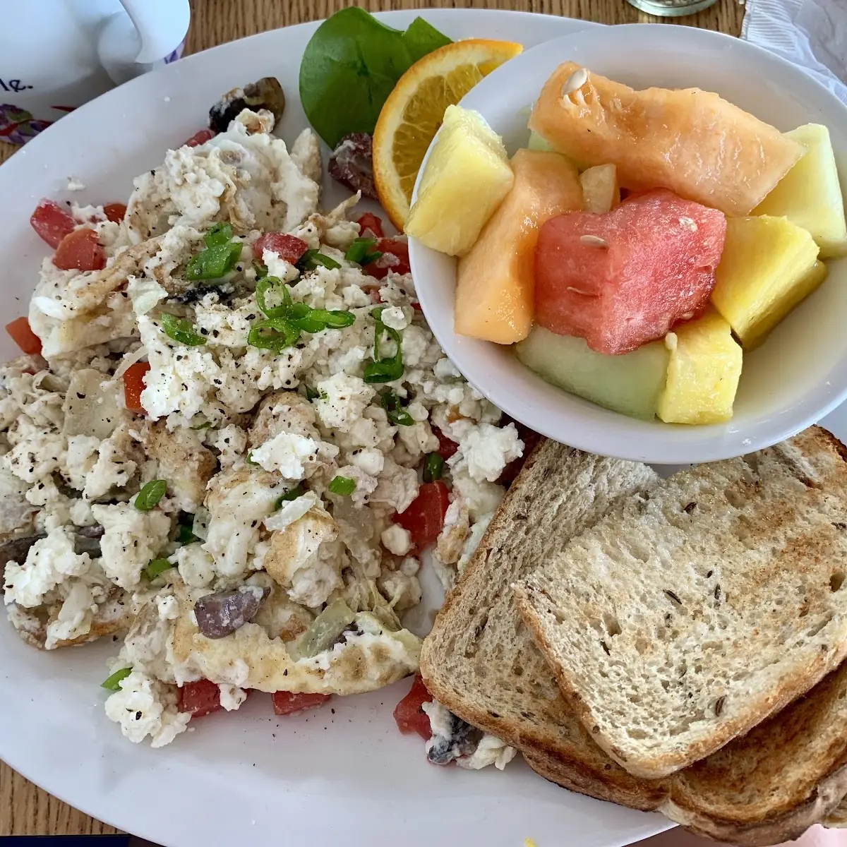 Veggie Egg White Scramble