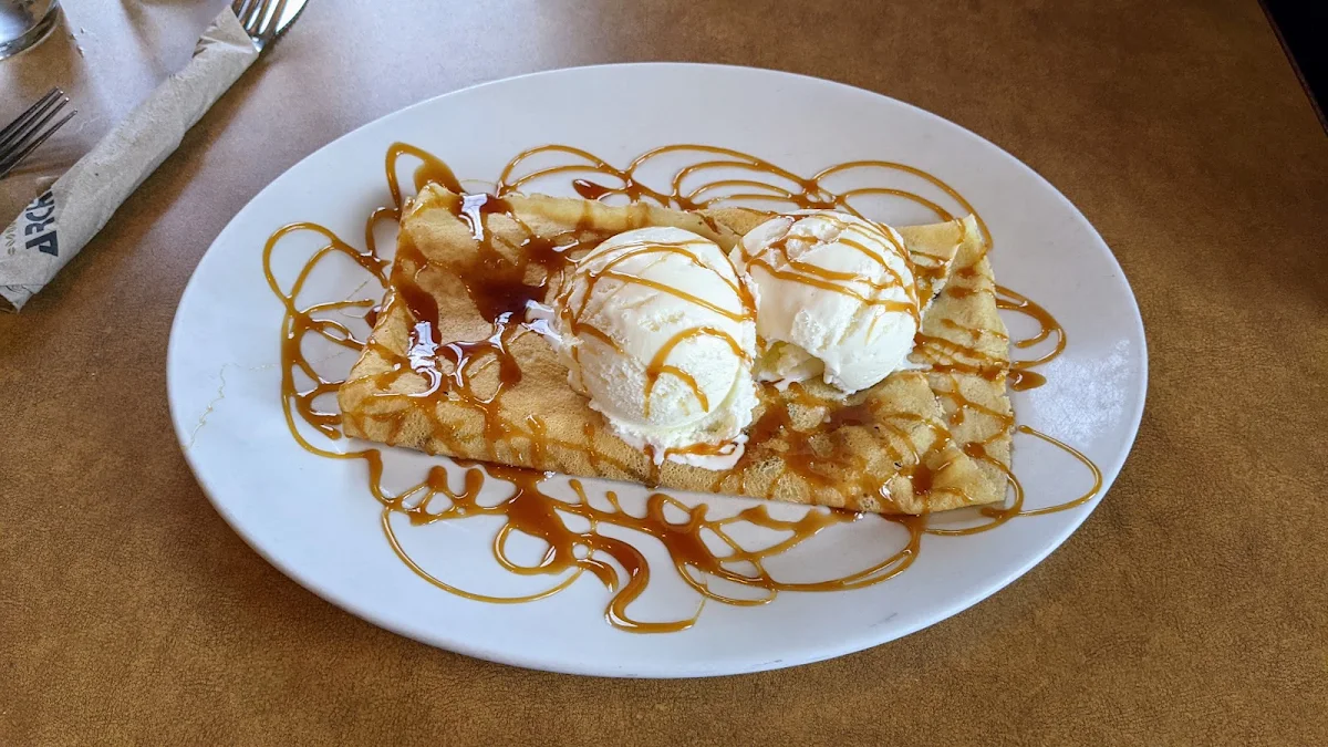Chocolate Chip Cookie Dough Crepes, Cafe Archibald