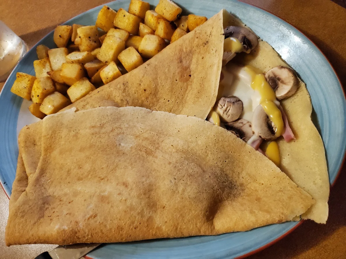 Egg Benedict Crepes, Cafe Archibald
