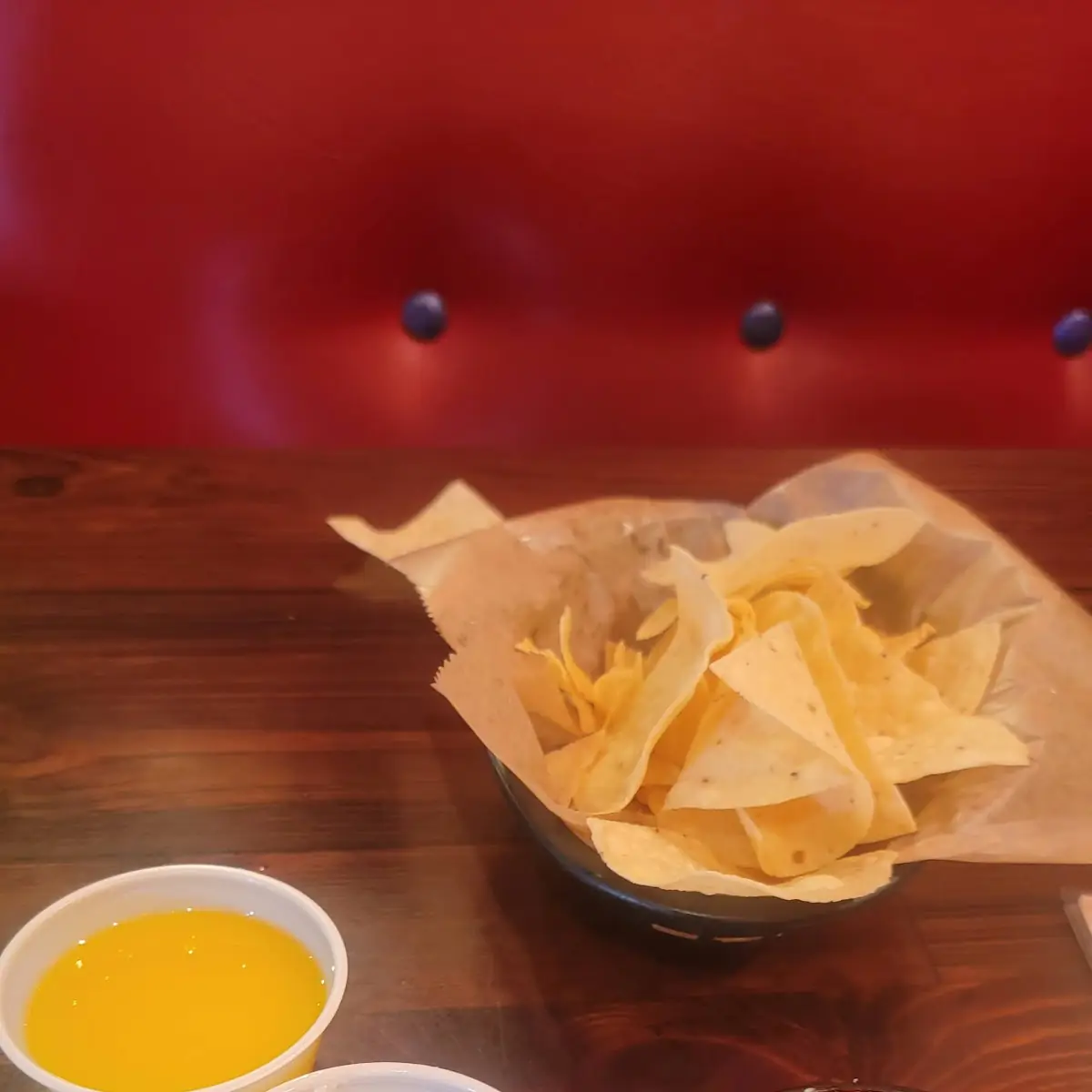 Chips and Hot Sauce with Real Butter to Boot