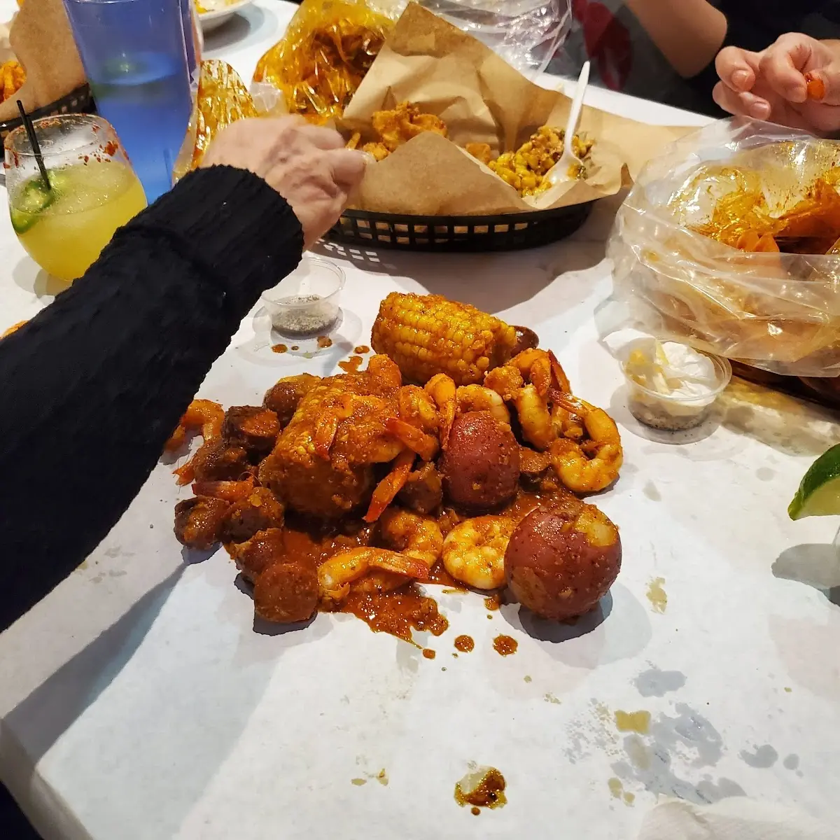 Five Pound Cannon Ball Sausages and Potatoes