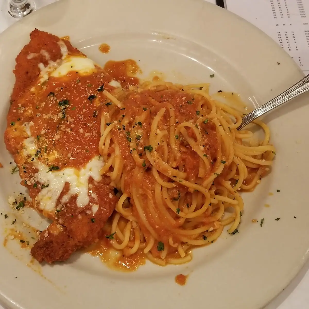 Chicken Parmigiana