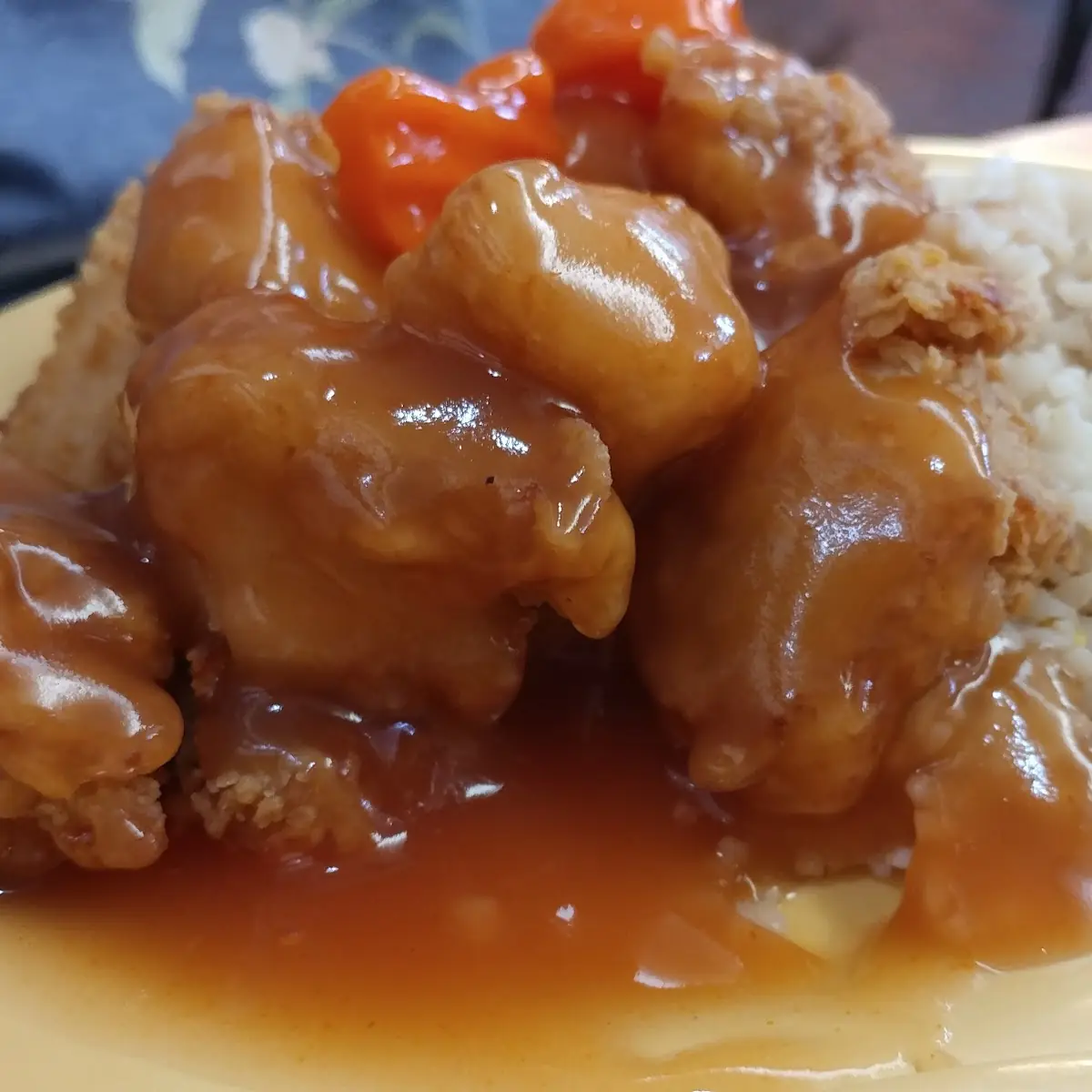 Sweet & Sour Chicken with Rice