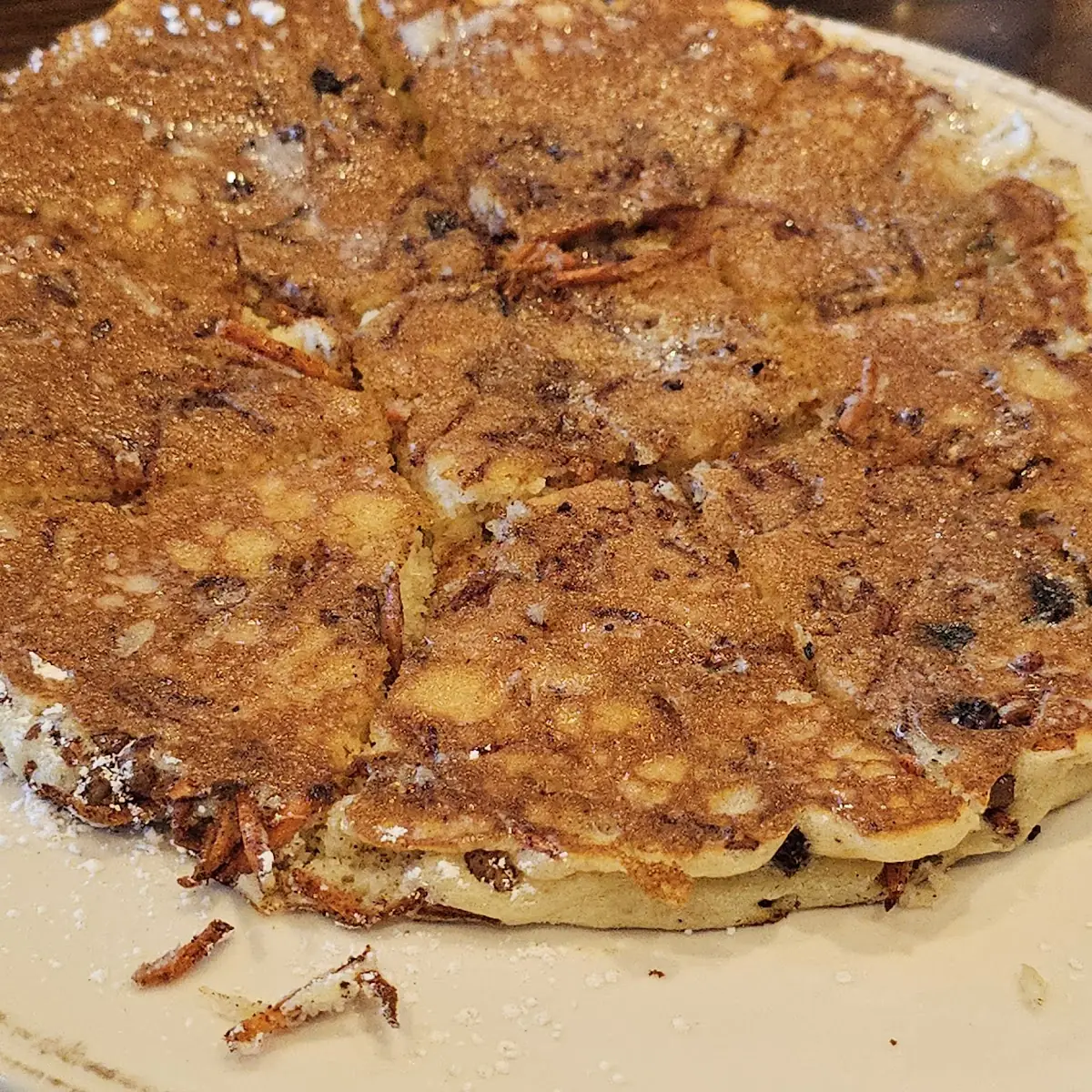 Cinnamon Chip Pancake Breakfast