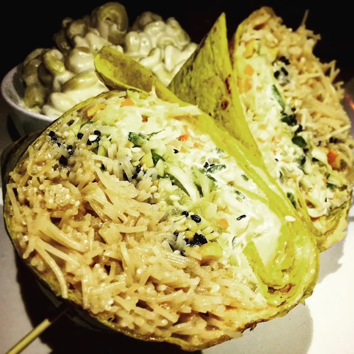 Thai Peanut Chicken Wrap