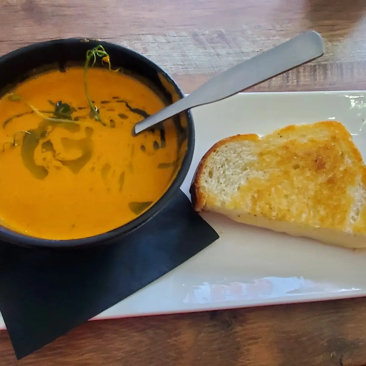 Cisco Tomato Soup and Grilled Cheese