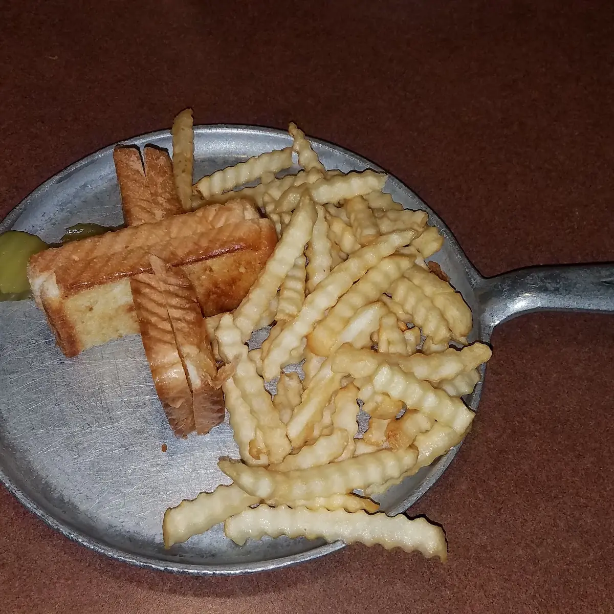 Grill Cheese with Fries