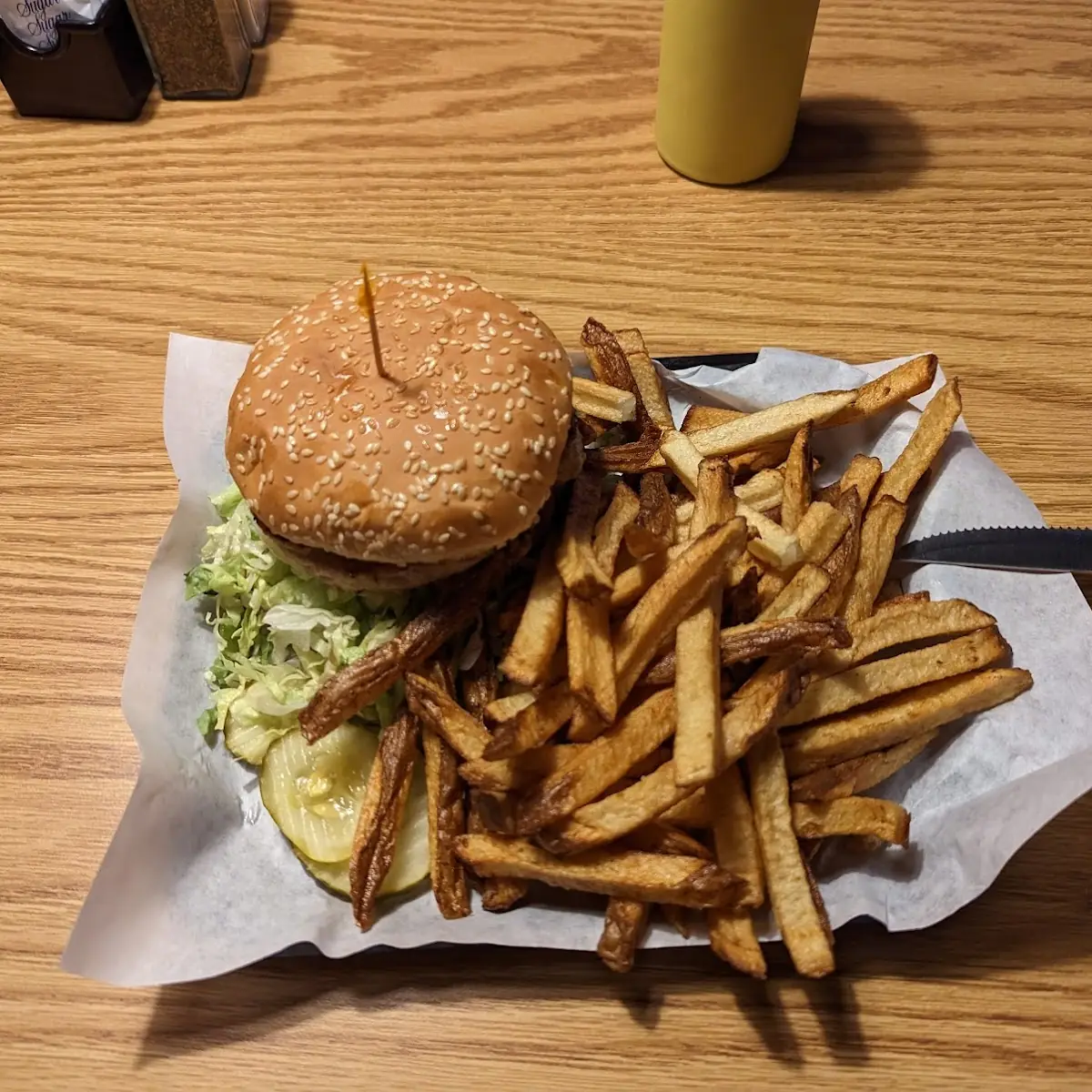 Basic Burger with Fries