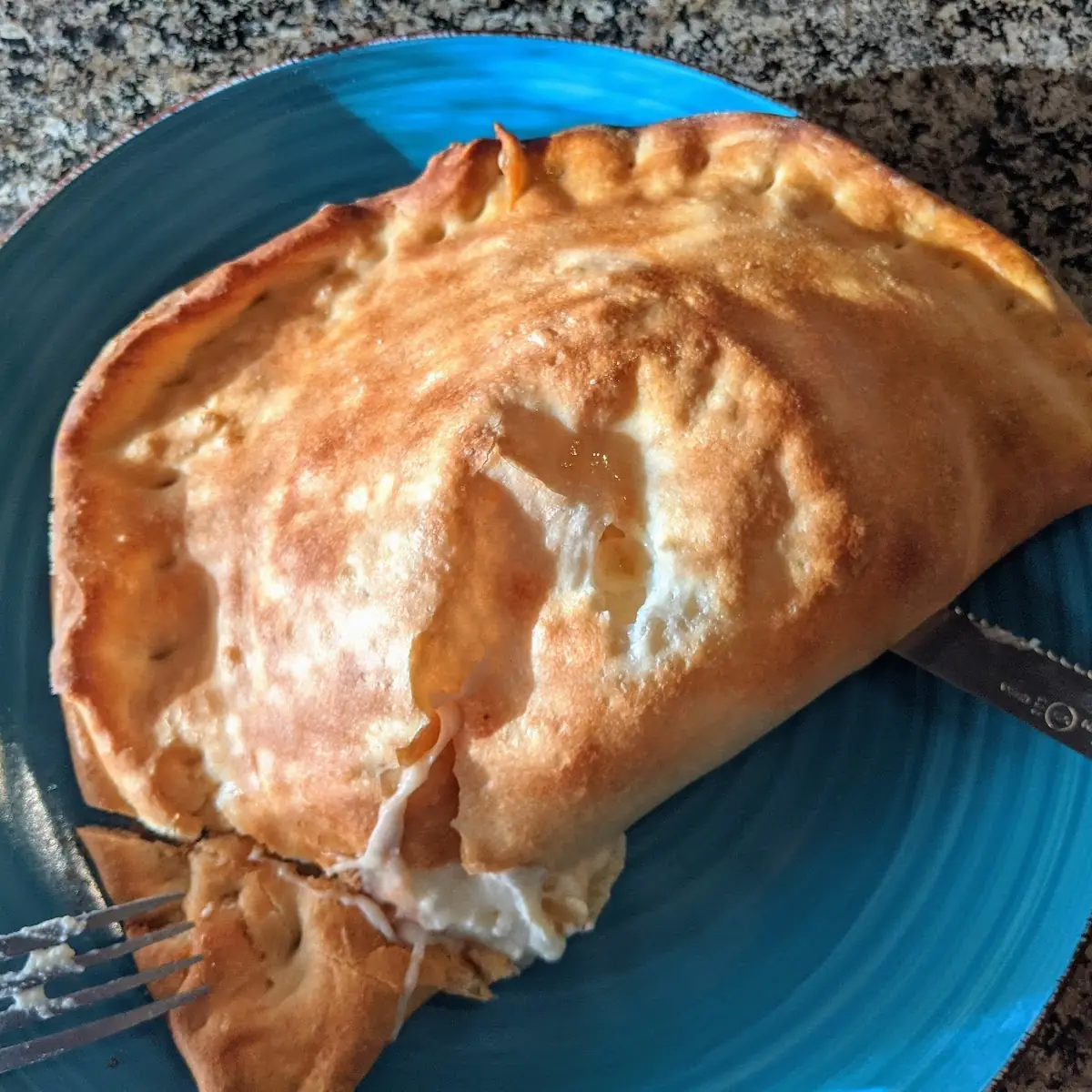 Sausage and Black Olive Calzone