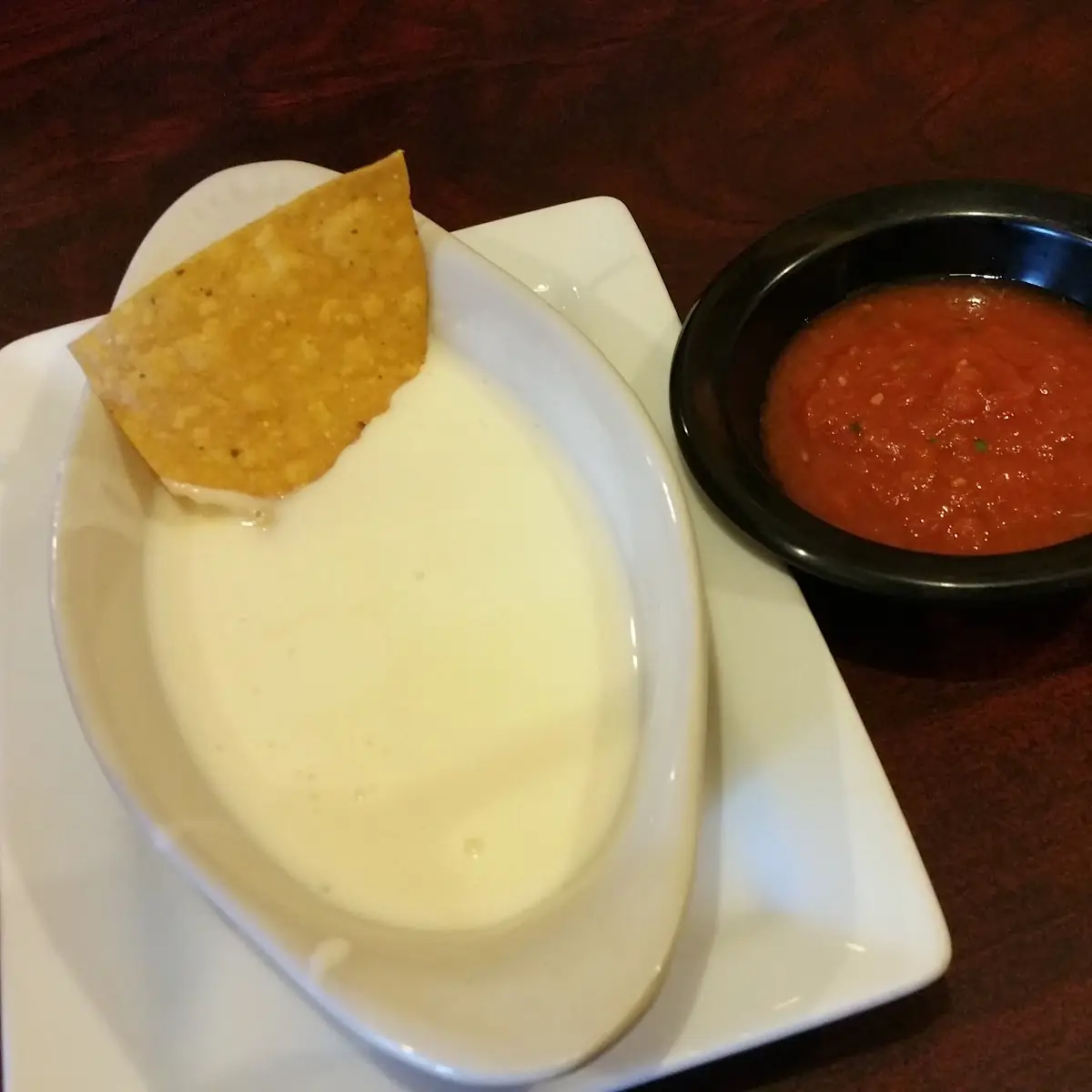 Cheese Dip and Salsa