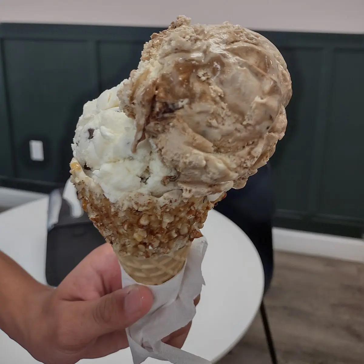 Dulce De Leche and Brownie Batter