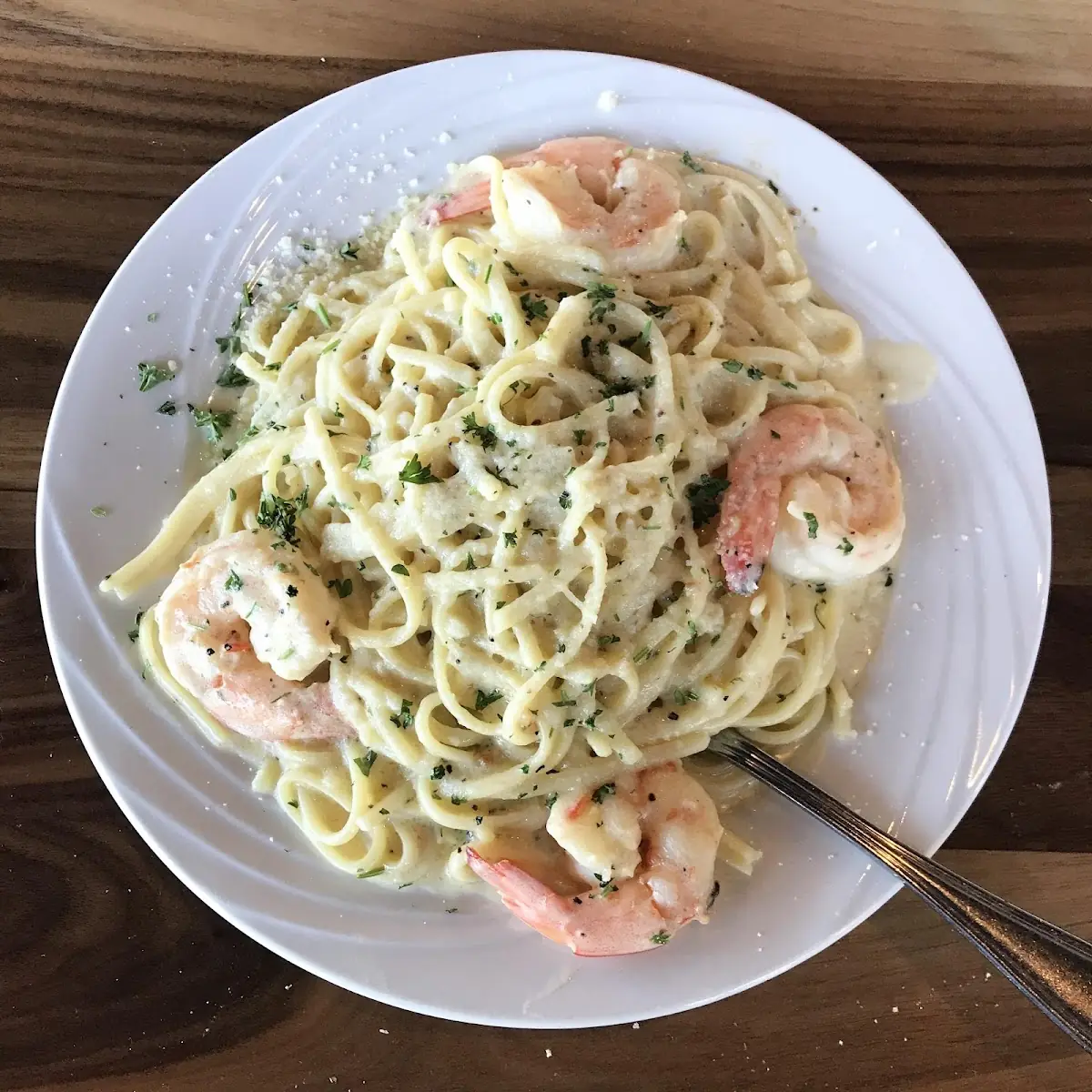 Shrimp Alfredo