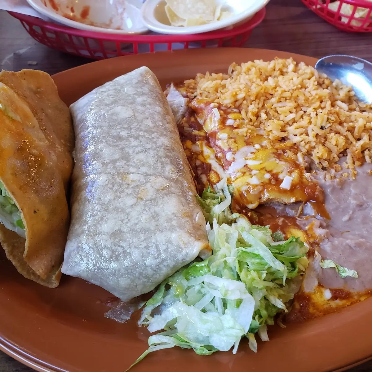 Taco Burro Enchilada