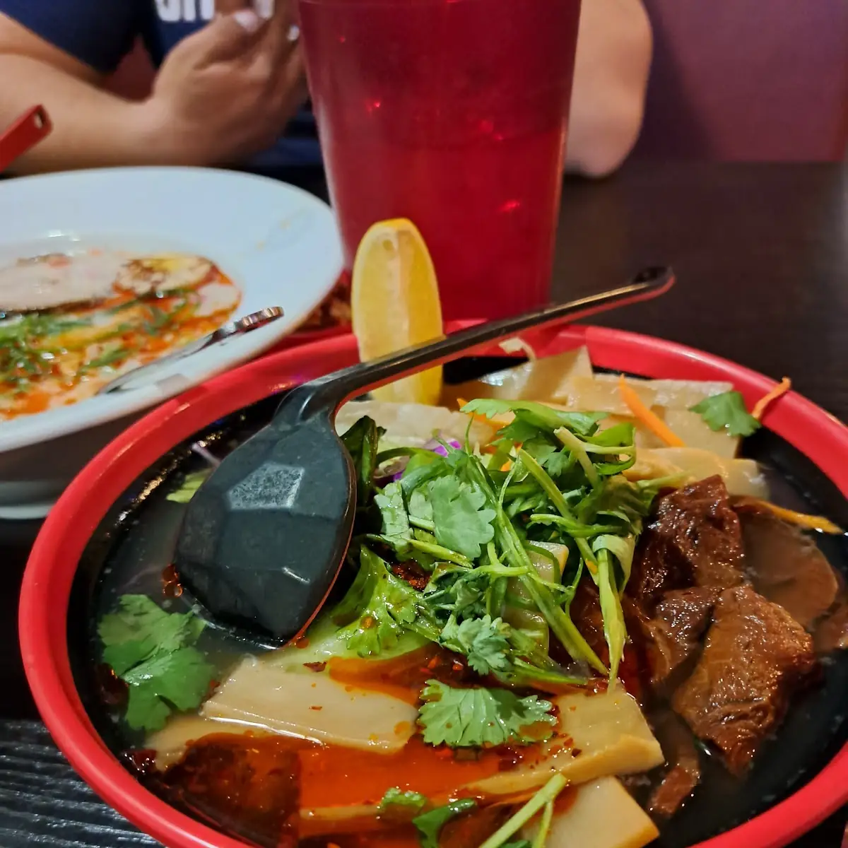 Beef Noodle Soup in Spicy Broth