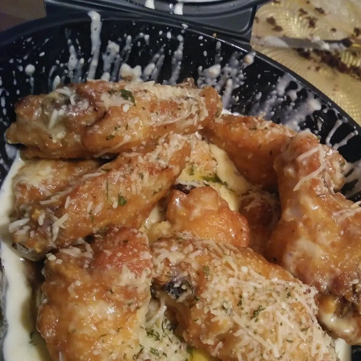 Traditional Garlic Parmesan Wings