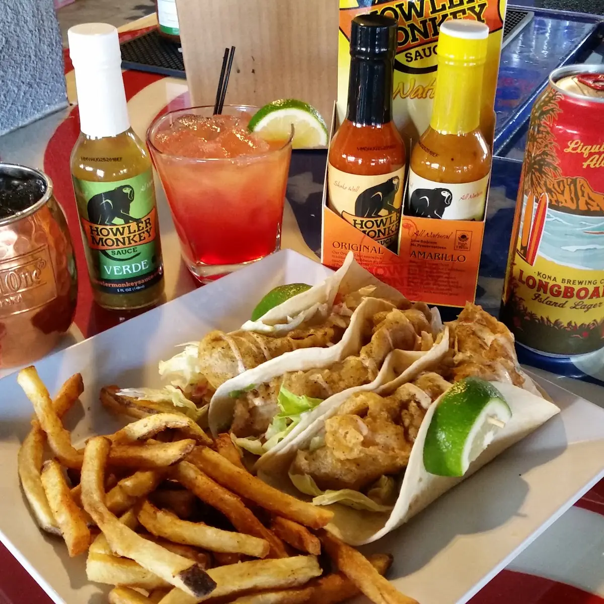 Pulled Pork and Shrimp Tacos