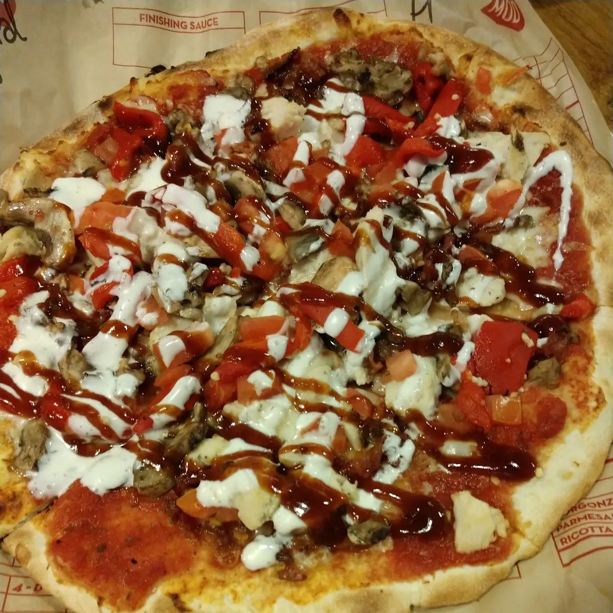 Chicken Bacon Mushrooms