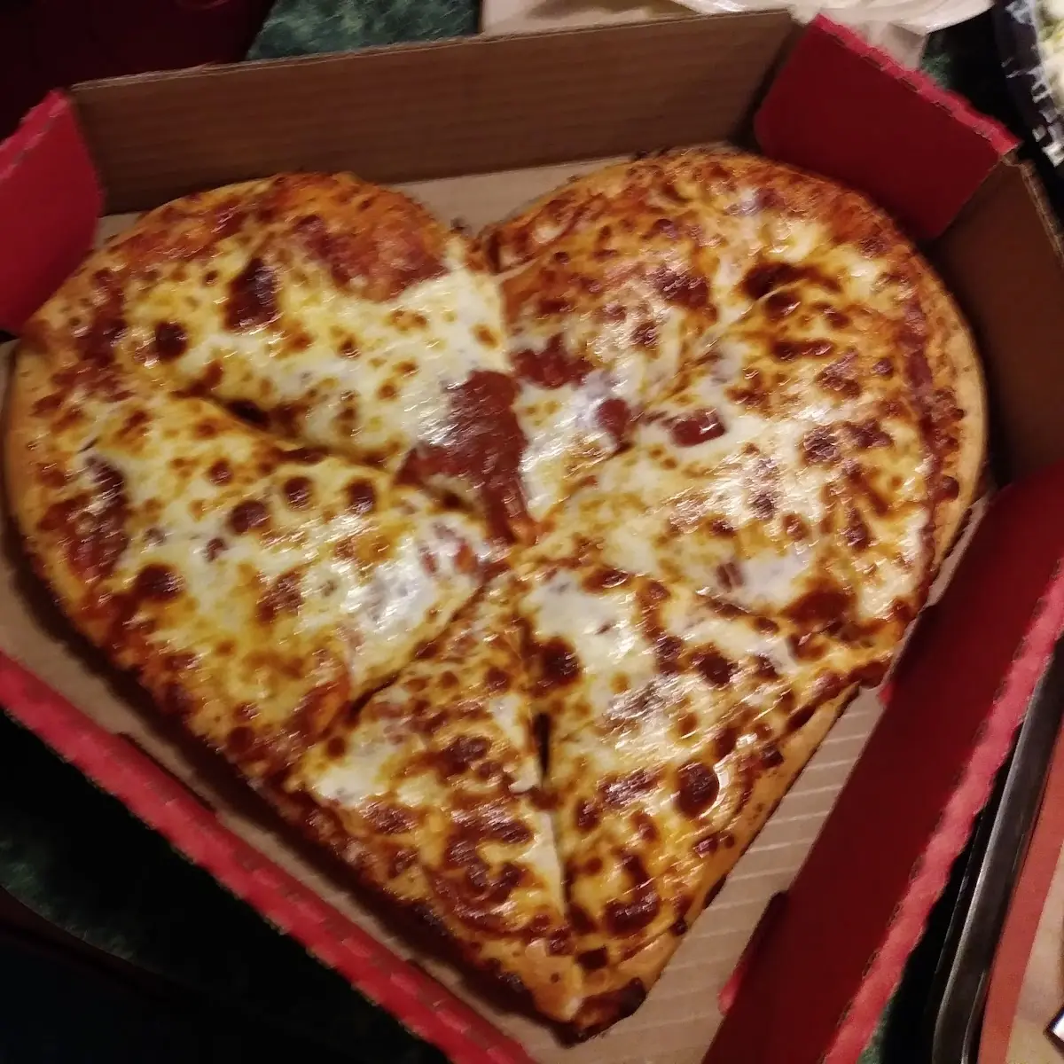 Heart Shaped Pizza