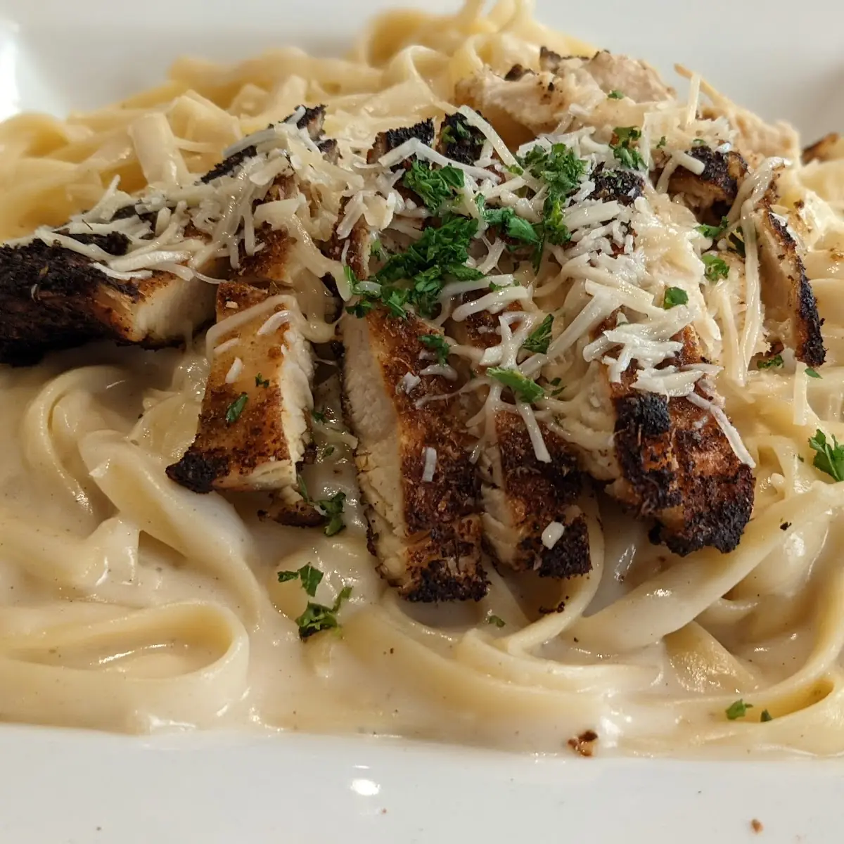 Fettuccine Alfredo with Chicken