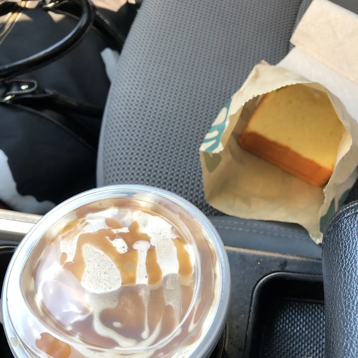 Carmel Frappuccino & Lemon Loaf