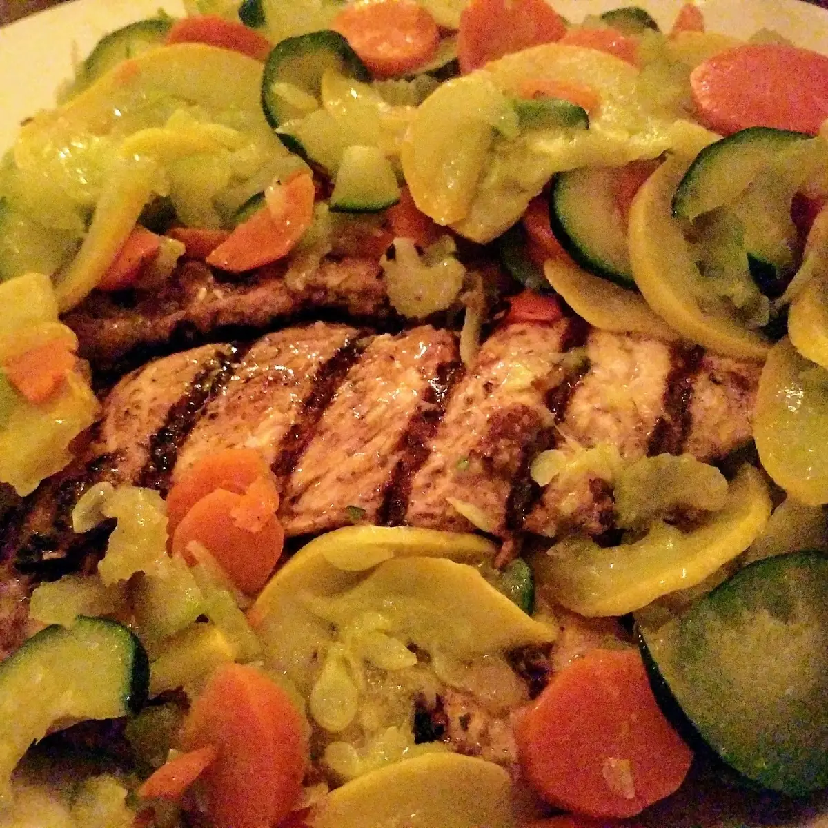 Grilled Chicken Primavera