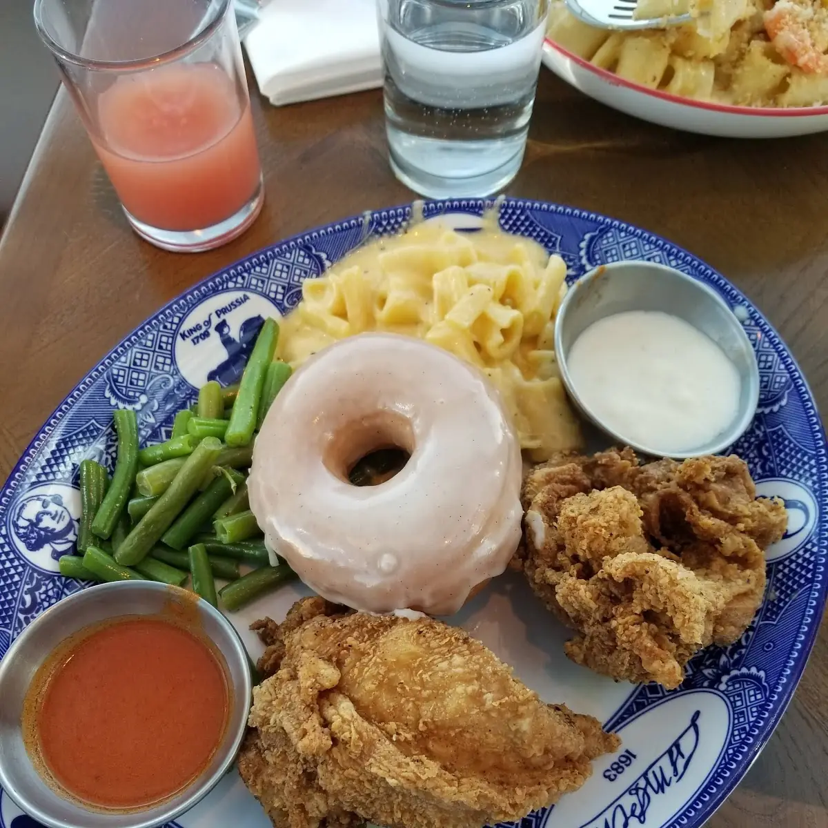 Chicken Fried Steak & Donut