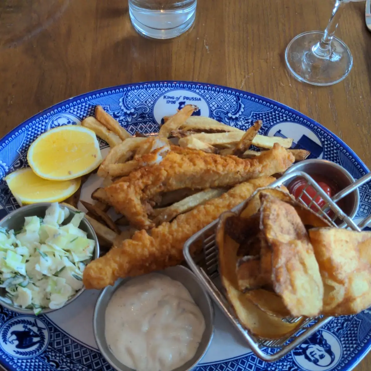 Fish Chips & Slaw