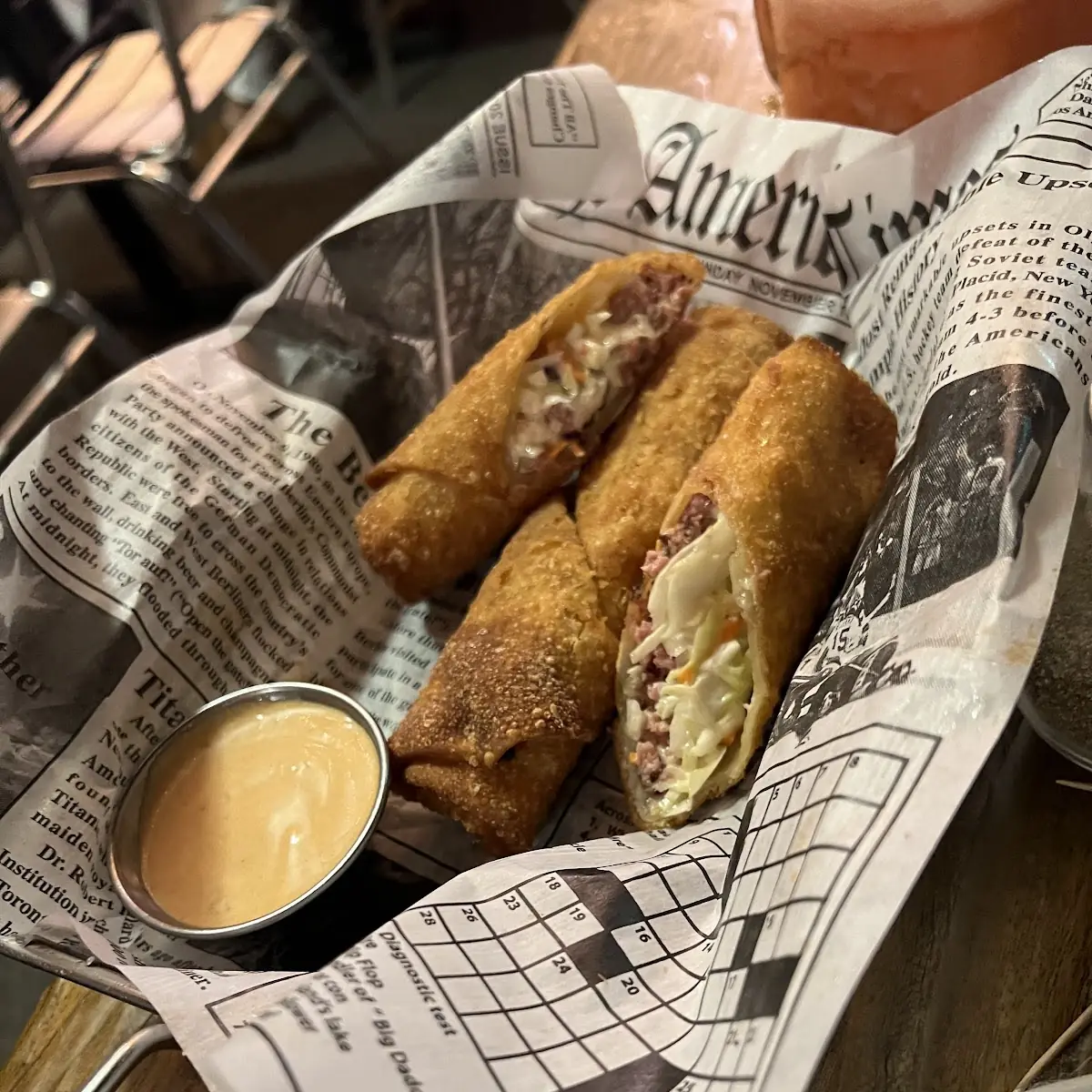 Pastrami Egg Rolls