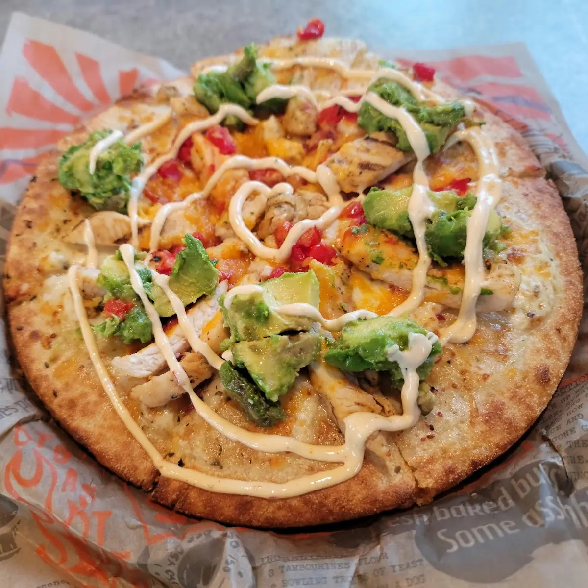 California Chicken Pizza