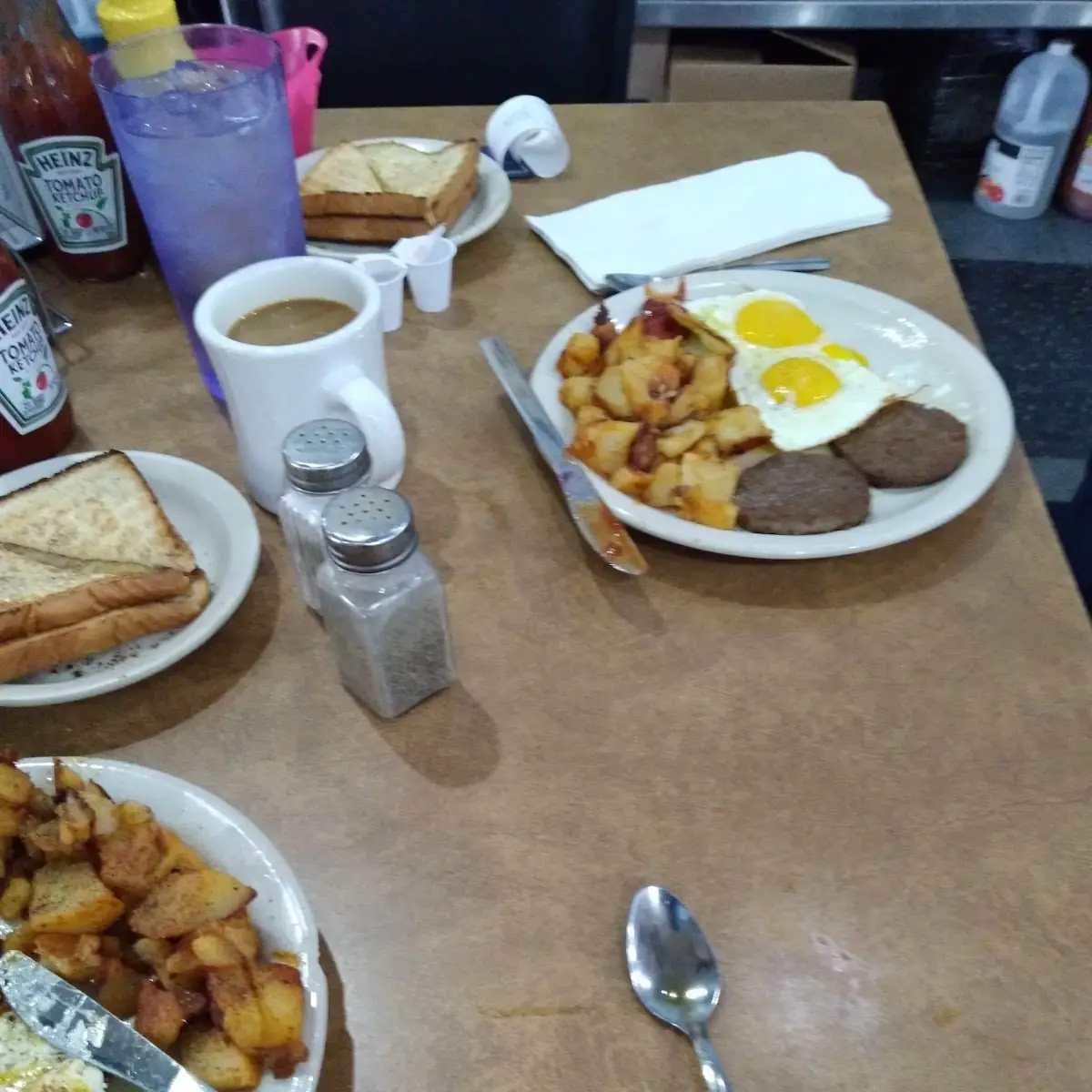 Chicken Fried Steak or Ham Steak Breakfast
