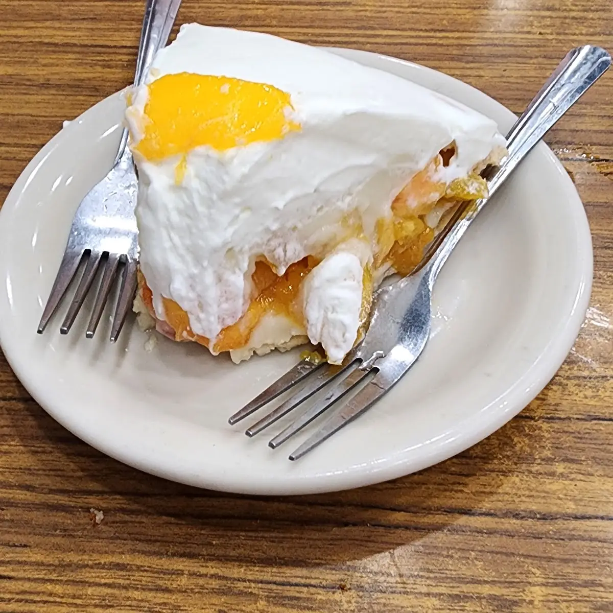 Ice Box Peach Pie