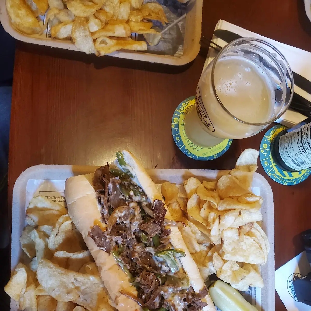 Philly Cheesesteak with Potato Chips