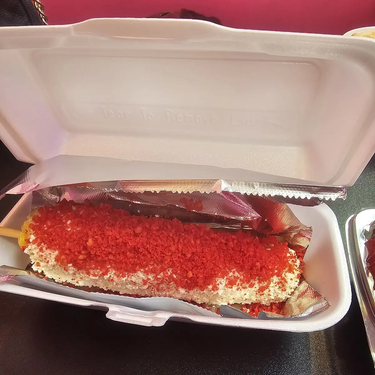 Elotes with Hot Cheetos