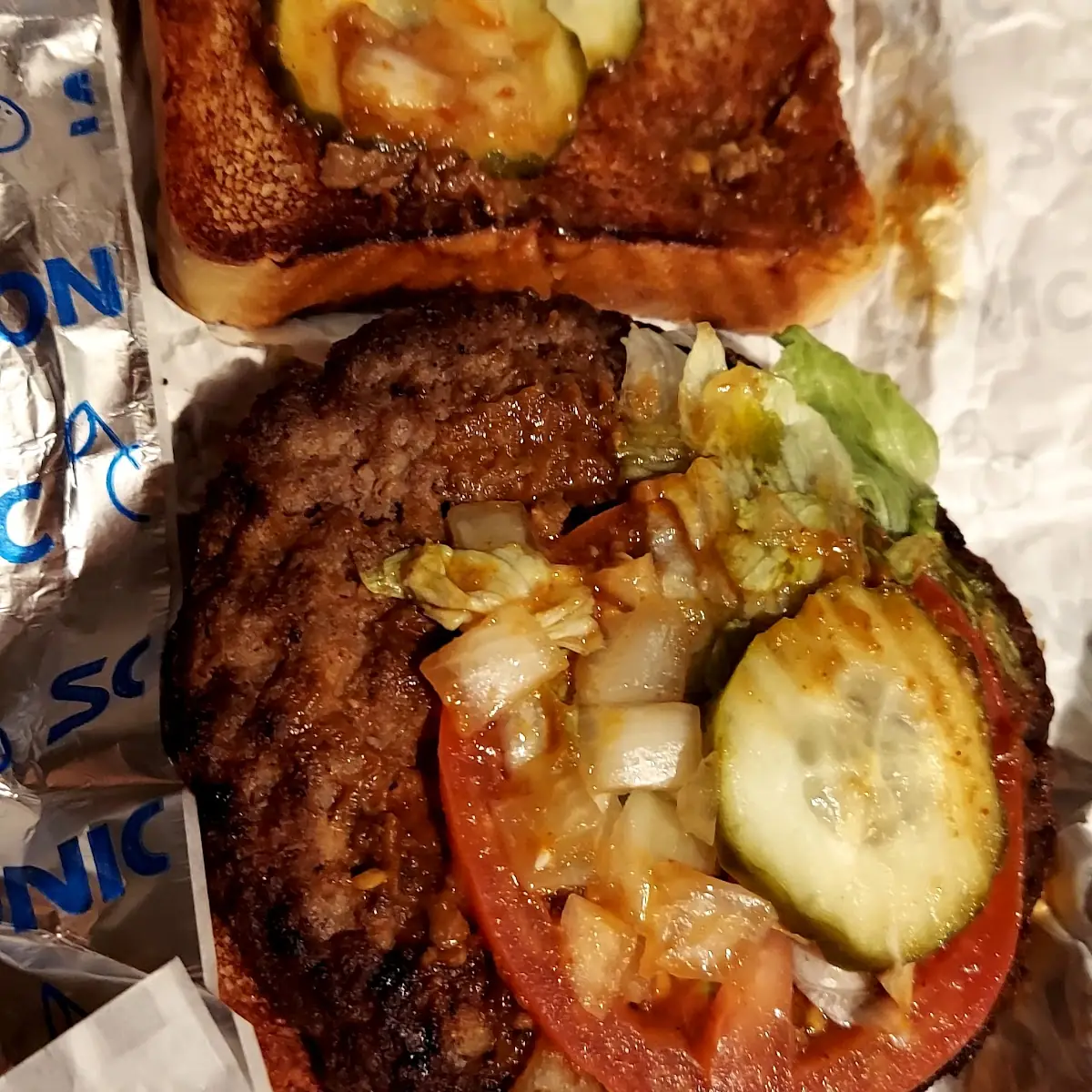 Sonic Burger with Chillie and Sal
