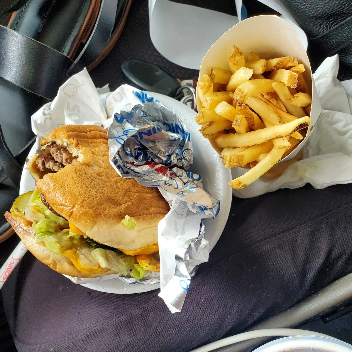 Supersonic Cheeseburger Meal 2