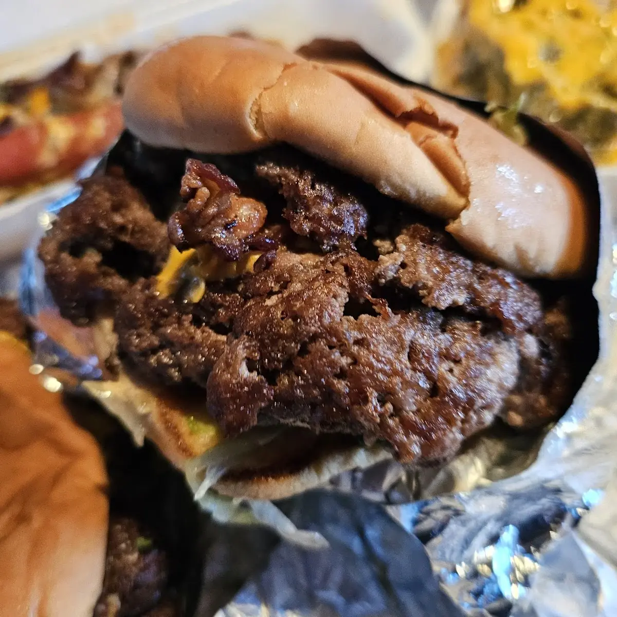 Bacon Cheeseburger with Pickles